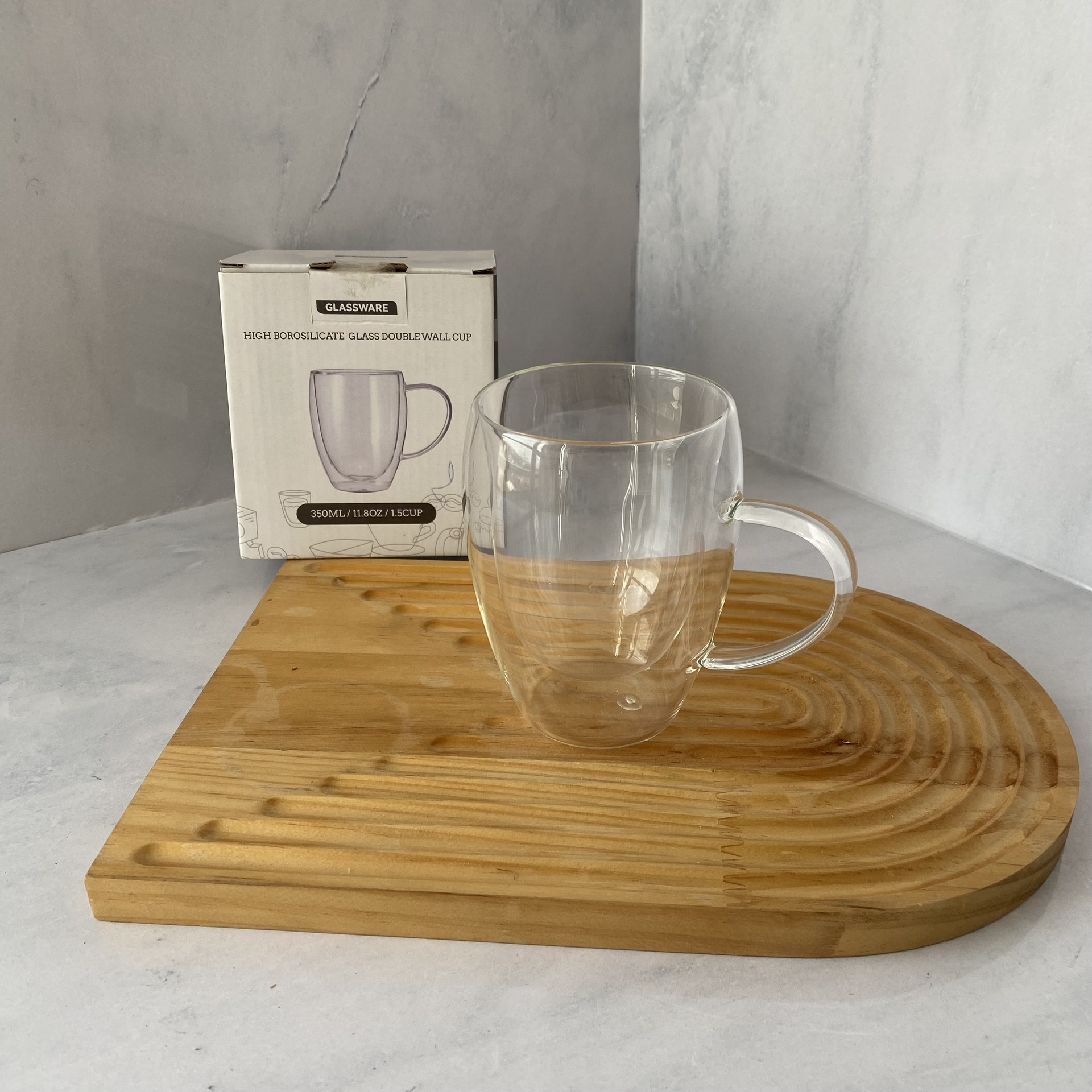Tasse à café,Tasse en verre à Double paroi, tasse à thé en verre, ours