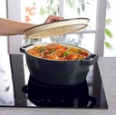 Pyrex Slowcook Cocotte Ovale 33Cm Gris