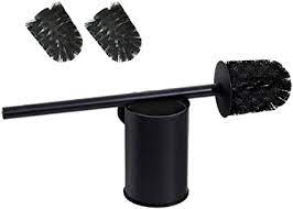 Brosse De Toilette Avec Support Matt Black