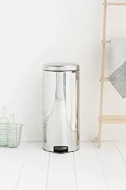 Newicon Poubelle A Pedale 30L Brillinat Steel