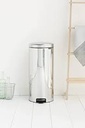 Newicon Poubelle A Pedale 30L Brillinat Steel