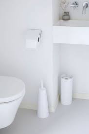 Porte Rouleau Toilet Blanc