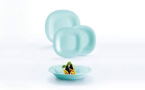 Carine Light Turquoise Assiette Plate 27Cm