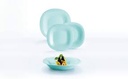 Carine Light Turquoise Assiette Plate 27Cm