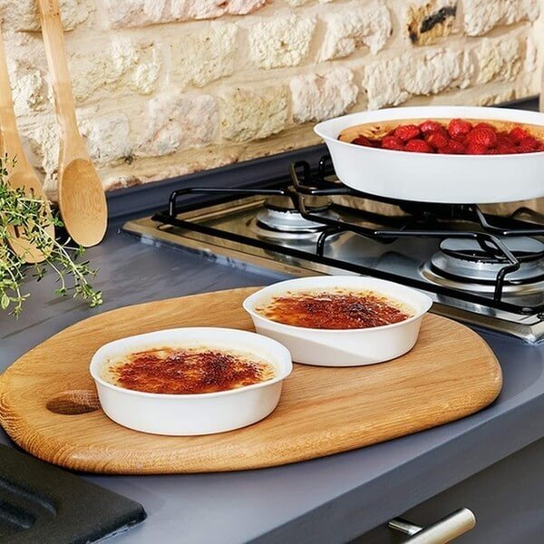 Smart Cuisine Plat Rond Creme Brulee 14 Cm