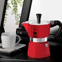 Cafetiere Moka Express 1 Tasse Rouge