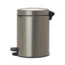 Newicon Poubelle A Pedale 5L Platinum