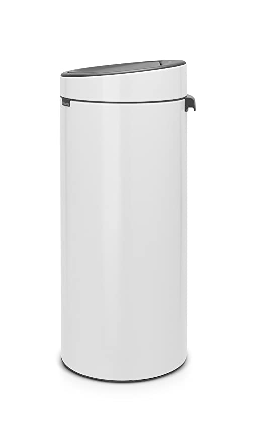 Touch Bin Poubelle  30L White
