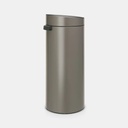 Touch Bin New Poubelle  30L Platinum
