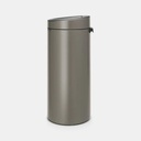 Touch Bin New Poubelle  30L Platinum
