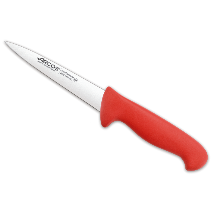 2900 Couteau De Boucher Rouge 150 Mm