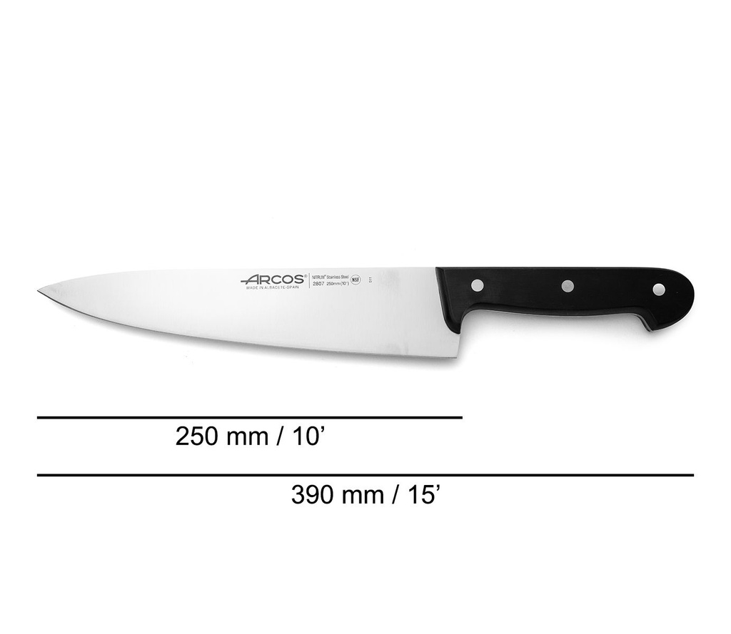 universal couteau de cuisine 250mm