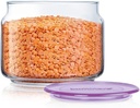 pot jar 0.5l plano purple lid a6