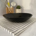 Diana Noir Assiette Creuse 20Cm