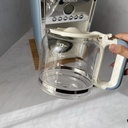 Cafétiere à filtre 2000W, 12 tasses, bleu
