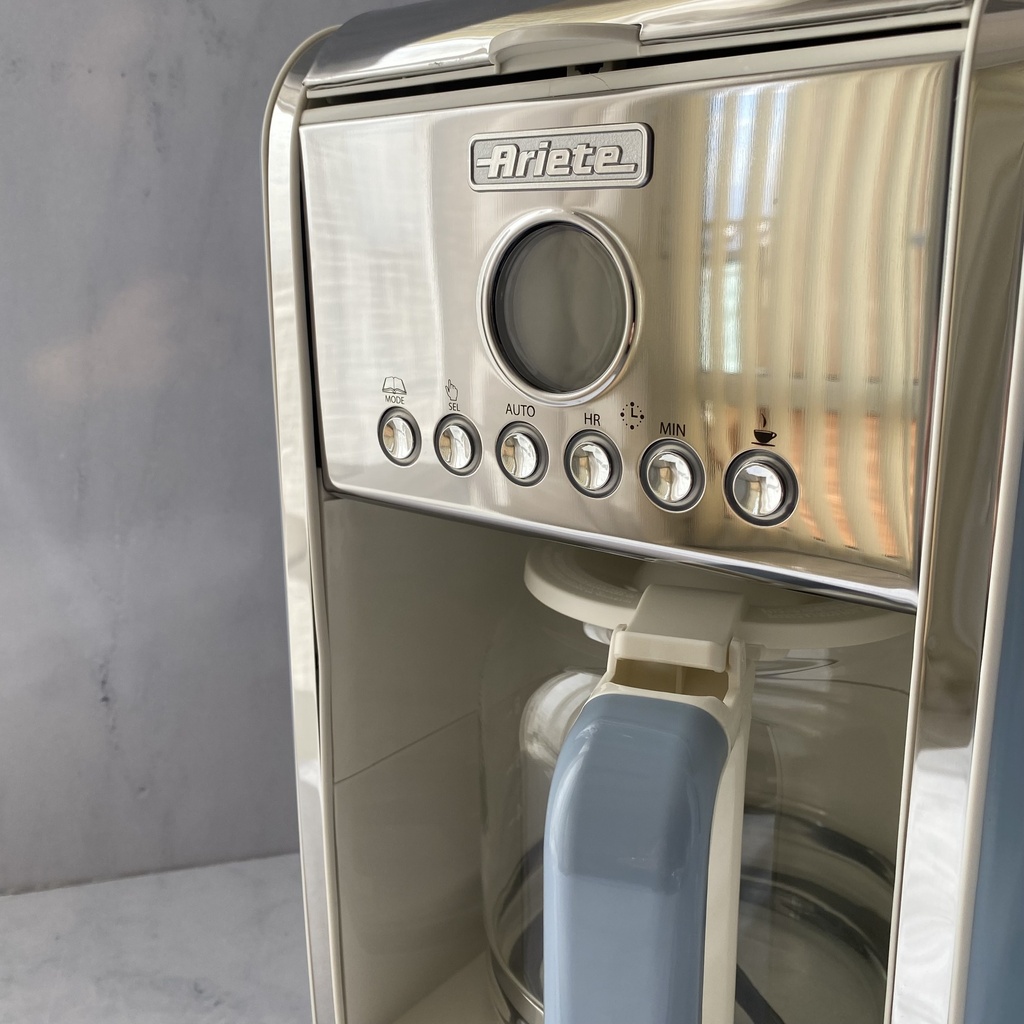 Cafétiere à filtre 2000W, 12 tasses, bleu
