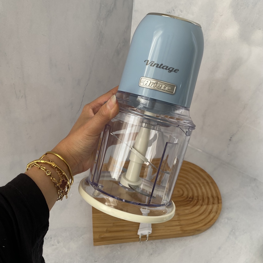 Vintage Hachoir Bleu 
