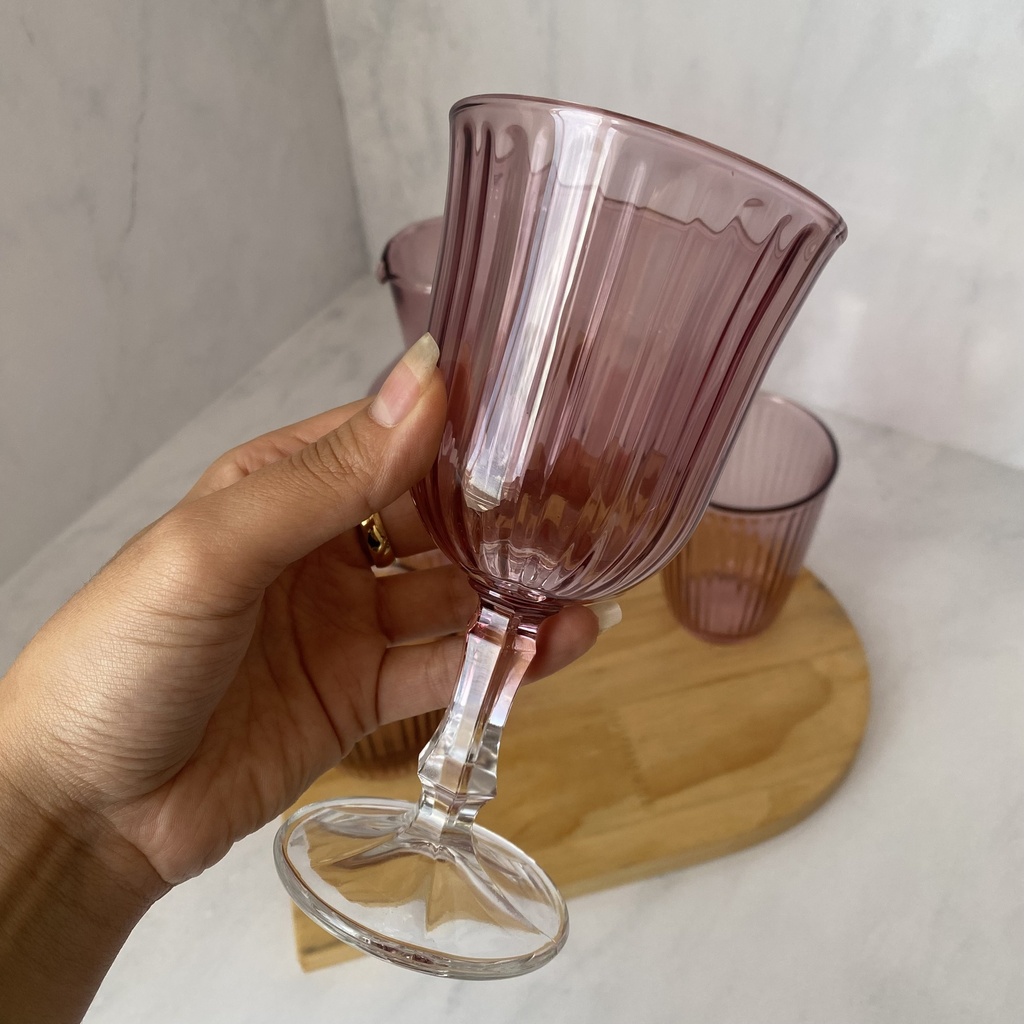 verre a pied 24 cl splendid rouge