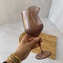 Verre A Pied Matte Amber