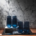 verre haut matte bleu 52 Cl