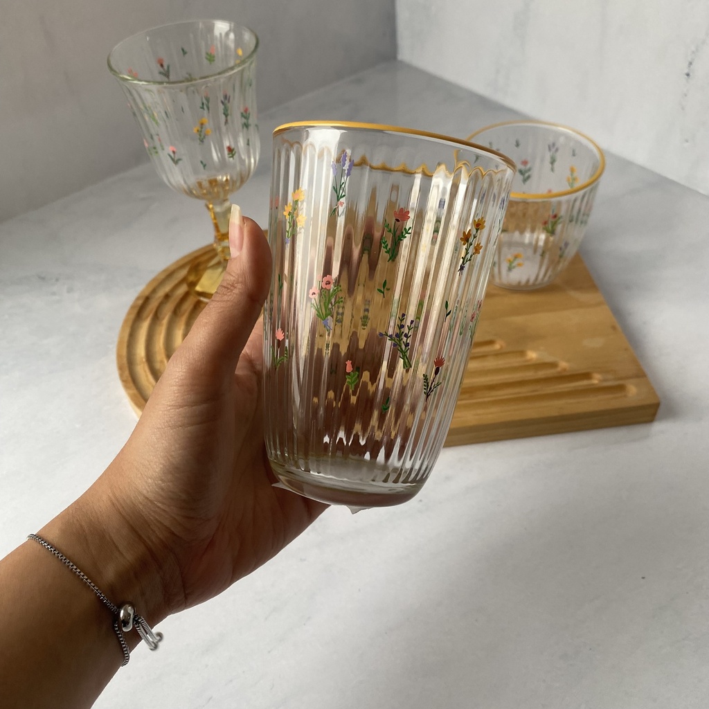 verre haut 39.5 cl botanical jaune