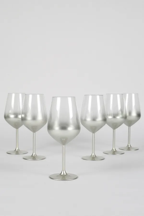 Verre A Pied Glow Silver 49 Cl