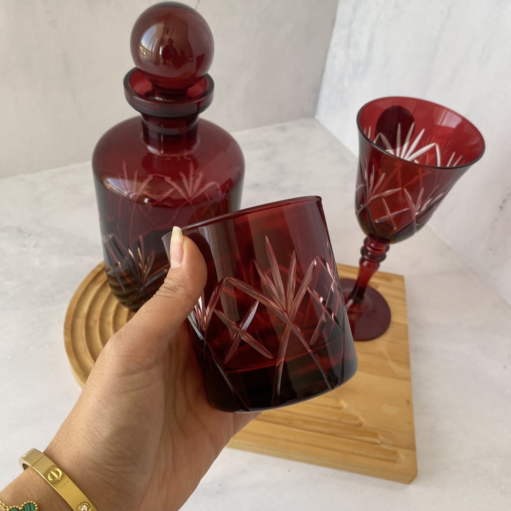 Verre A Eau Cambrdige Rouge 30 Cl