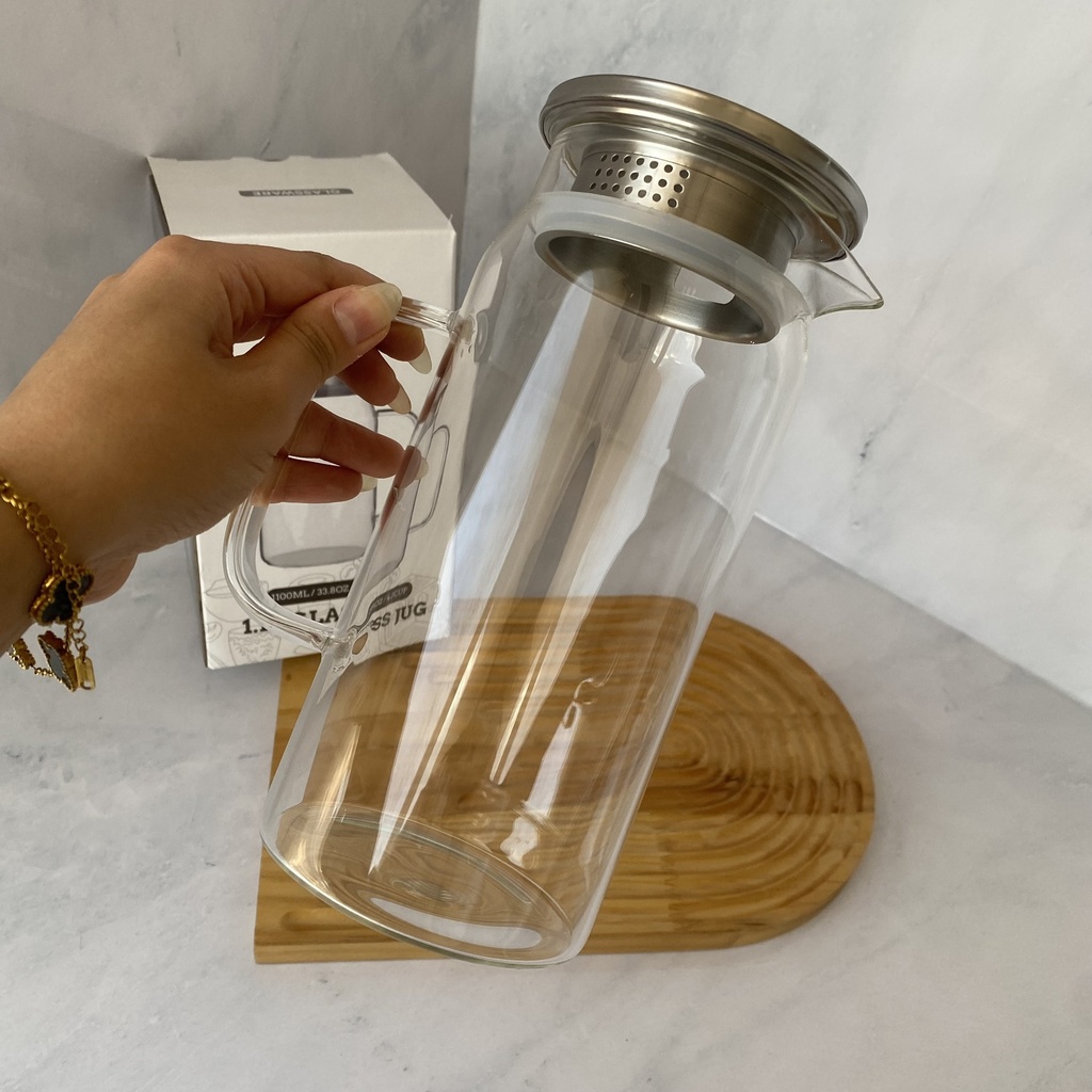 Broc en verre 1100 ml