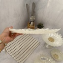 Fleur Assiette Pearl White 32Cm