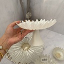 Fleur presentoir A Gateau Pearl White 21Cm