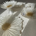 Fleur presentoir A Gateau Pearl White 21Cm