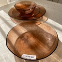 Kronos Assiette Creuse Marron 21Cm