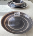 Kronos Assiette Creuse Beige 21Cm