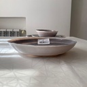 Kronos Assiette Creuse Beige 21Cm