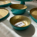 Sahra Bol Turquoise 10Cm INSIDE GOLD 