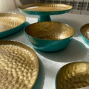 Sahra Bol Turquoise 13Cm INSIDE GOLD