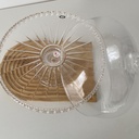  Linea Presentoir A Gateaux Rond avec couvercle 28 x 27,5