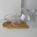  Linea Presentoir A Gateaux Rond avec couvercle 28 x 27,5