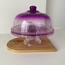 deflume présentoir à gâteaux lilas