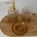Kafes Ensemble De Salle De Bain Lot De 3 Miel