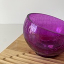 Coupelle Design Craquelle Clair Lilas