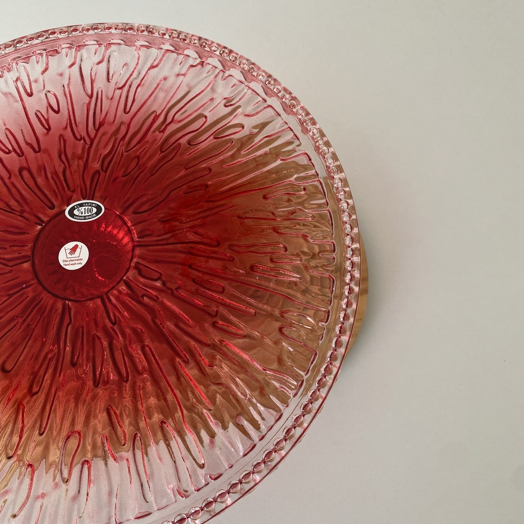 Deflume Presentoir A Gateaux Rouge
