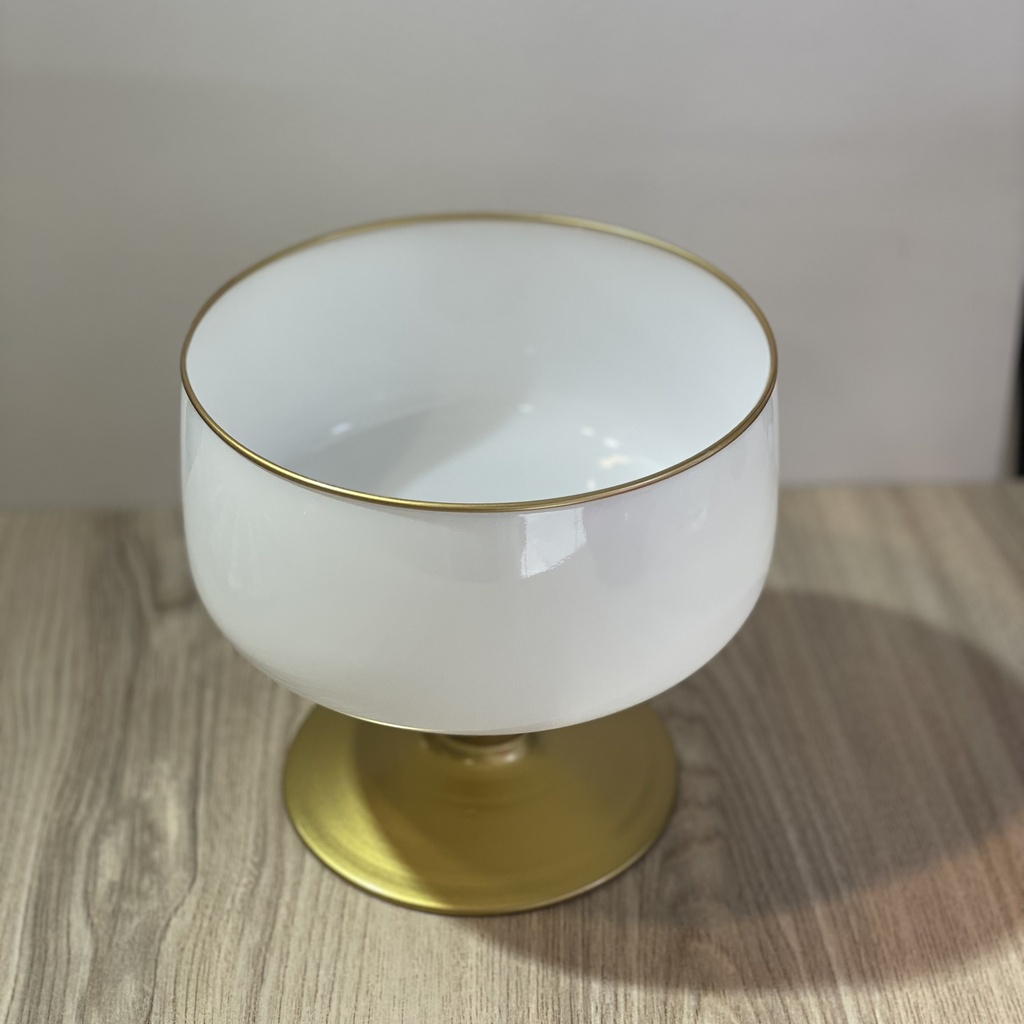 Noa Coupe A Pied Blanche & Doree Petite