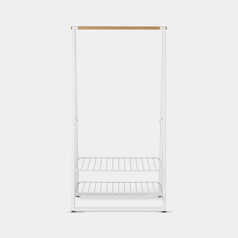 Linn Portant Pour Vetement Large Blanc