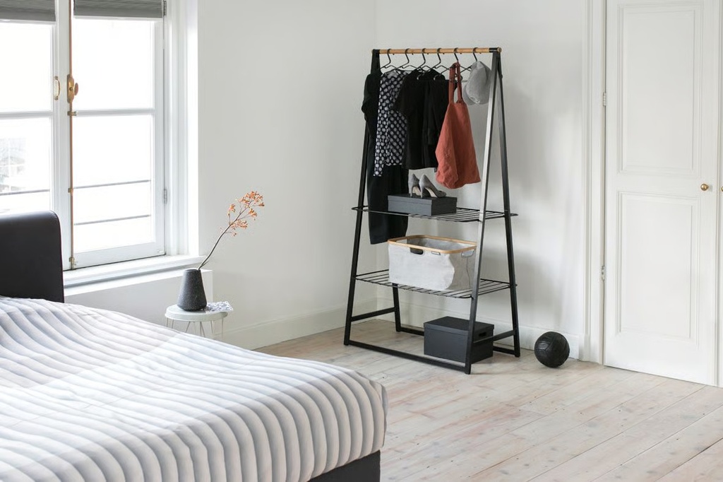 Linn Portant Pour Vetement Large Black