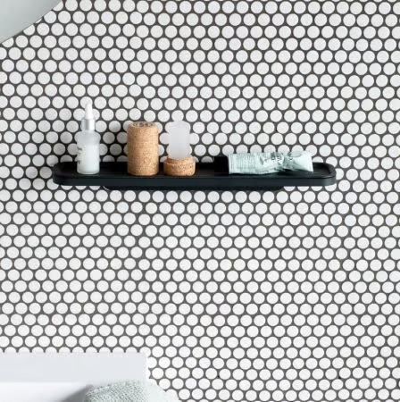 Mind set Etagere de salle de bain Noir