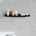 Mind set Etagere de salle de bain Noir