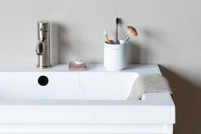 Mind Set Porte-Brosse A Dents Blanc