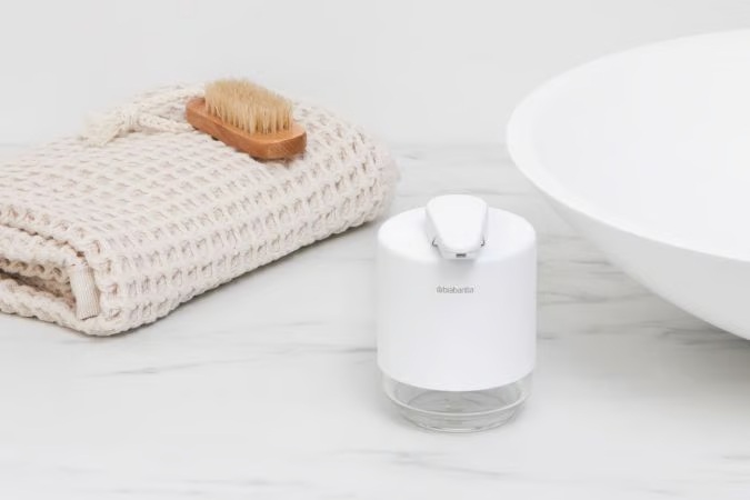Mind Set Distributeur De Savon Blanc