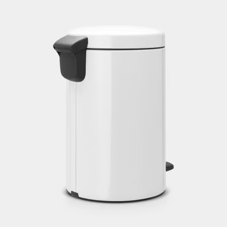 Newicon Poubelle A Pedale 12L Blanche